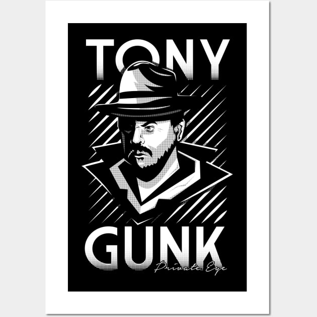 Tony Gunk Impractical Jokers Q Wall Art by NerdGamePlus